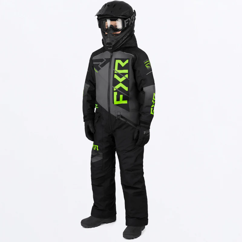 1070 Комбинезон детский FXR Helium (Black/Char/Lime, 6) (разноцветный) — изображение 1