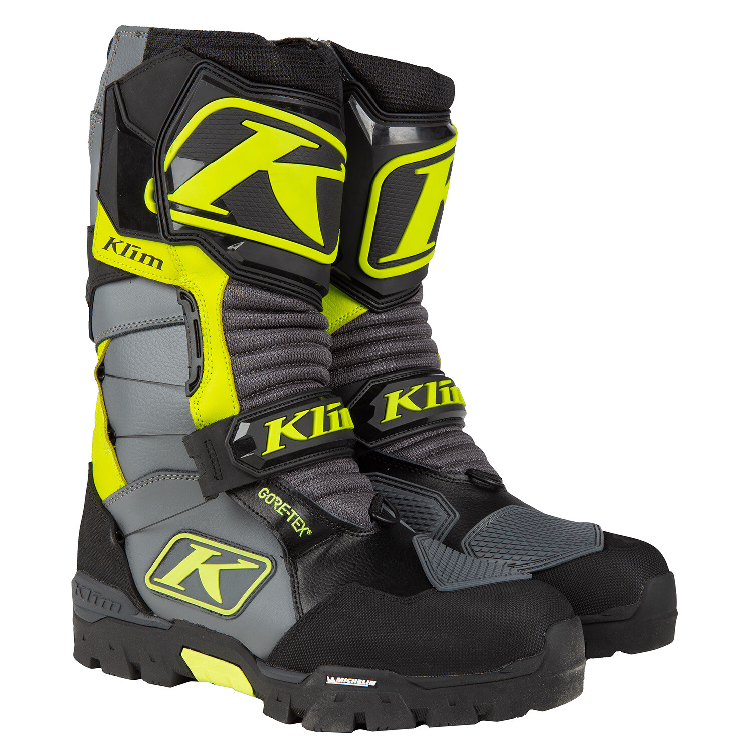 128789 Обувь унисекс Klim Havoc GTX BOA Boot 13 Concealment Castlerock — Hi-Vis (черный, черно-желтый) — изображение 1