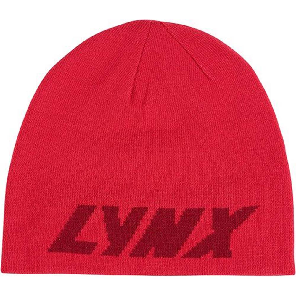 141414 Шапка унисекс LYNX REVERSIBLE BEANIE Autumn Red (14) розово-красный — изображение 1