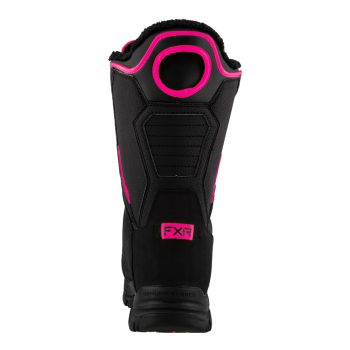 Ботинки женские зимние FXR Helium BOA с утеплителем (Black/Fuchsia, черно-розовый) — изображение 3