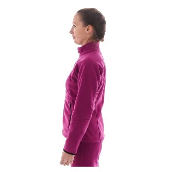 Женская флисовая кофта Level. Purple Black/ Black Red / Blue Pink (розовый/черный/голубой)