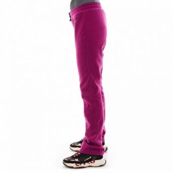 Женские флисовые брюки Level. Purple Black/Black Red (розовый/черный) — изображение 2