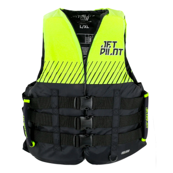 Жилет спортивный унисекс JetPilot Helium F/E Nylon Vest (Black/Yellow, черно-желтый)