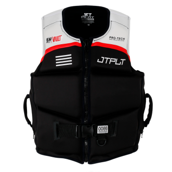 Жилет мужской JetPilot RX Vault Protech F/E Eco Vest (Black /White, черно-белый) 25023