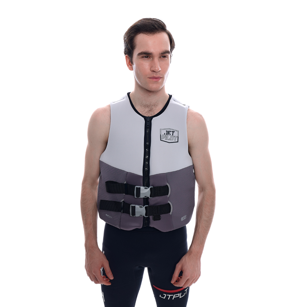 25031_434c5db77126989f0ab52819e00fb658 Жилет спасательный мужской JetPilot Cause Mens S-grip F/E Eco Vest (Grey, серый) — изображение 1