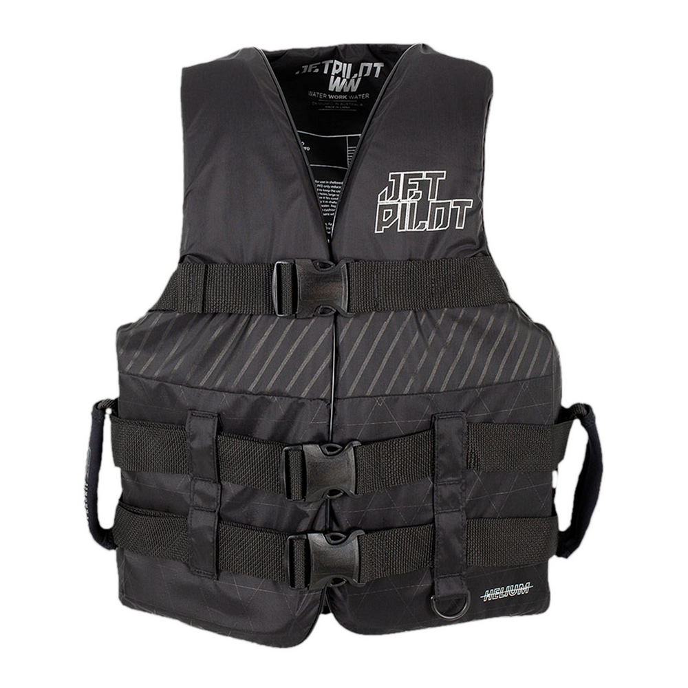 25035_33a67281a49643656589acfefbb487fa Жилет спасательный унисекс JetPilot Helium F/E Nylon Vest (Black/Black,черный) — изображение 1
