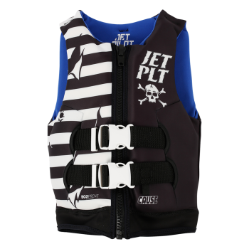 Детский спасательный жилет JetPilot Boys Cause Eco Vest (Black, черный, р-ры:165-168см и 140-152см) — изображение 2