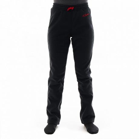 26-1 Женские флисовые брюки Level. Purple Black/Black Red (розовый/черный) — изображение 1