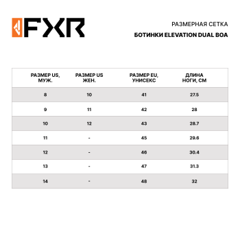 Ботинки унисекс FXR Elevation Dual BOA с утеплителем (Black, черный) — изображение 3