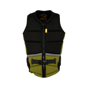 Жилет спортивный мужской JetPilot Cory Pro C4 F/E NEO (Black/Sage, черно-лимонный)