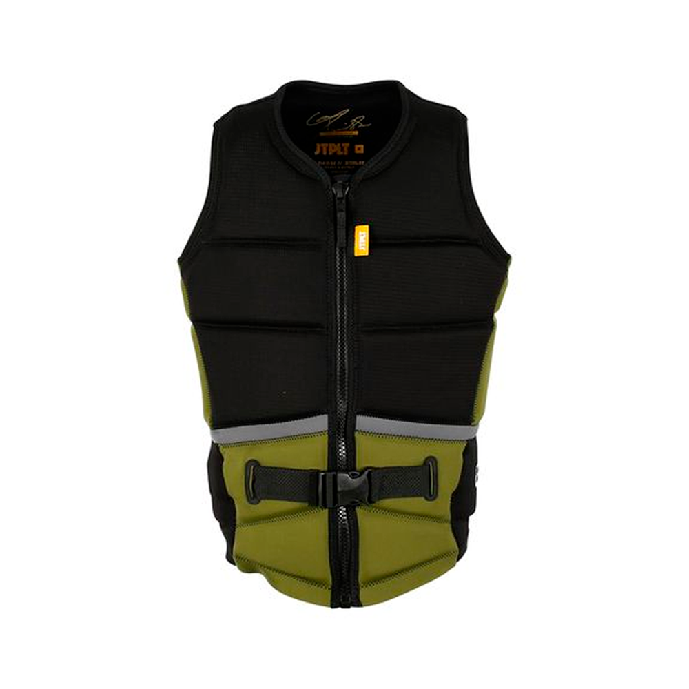 26079_5ff58b66614036001edbd25d13f3e59a Жилет спортивный мужской JetPilot Cory Pro C4 F/E NEO (Black/Sage, черно-лимонный) — изображение 1
