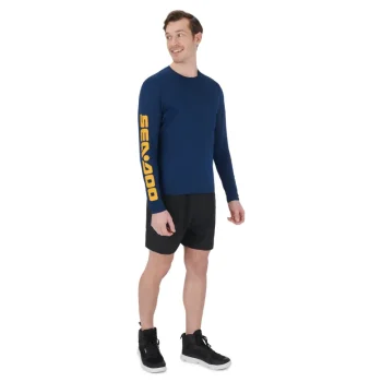 Мужская гидрофутболка Sea-Doo Men's Long Sleeve Rashguard — изображение 2