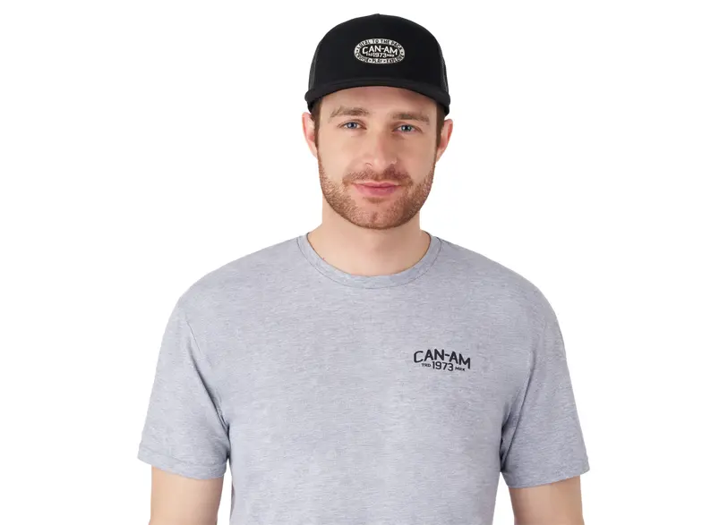 288143_90_ft_0827_1 Кепка унисекс, одного размера Can-Am Loyal Flat Mesh Cap (черный) — изображение 1