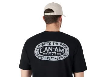 Кепка унисекс, одного размера Can-Am Laser Cut Curved Cap (бежевый) — изображение 2