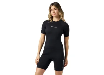 Женский короткий гидрокостюм Sea-Doo Women's 2mm Neoprene Shorty Wetsuit (черный)