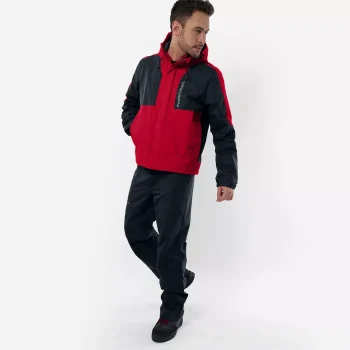 Куртка мужская LightSuit 3504 Khaki, Red, Graphite (хаки, красный, графитовый цвета), Finntrail — изображение 3