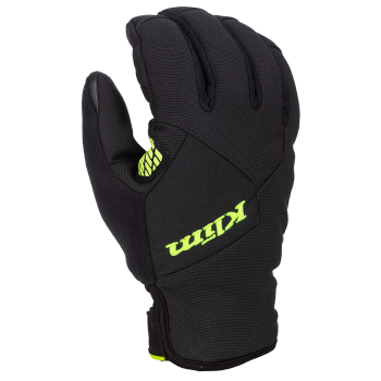 Перчатки мужские Klim Inversion Insulated Glove  Black-Asphalt/Black — Hi-Vis (черный, черно-салатовый)