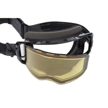 Очки KLIM Edge Efire Goggle Slope Pink Glo Dark Smoke Silver Mirror (с обогревом, на магнитах, розово-черный зеркальный) — изображение 4