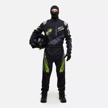 Комбинезон мужской Stig 1315 GraphiteYellow (черно-желтый) Finntrail — изображение 2