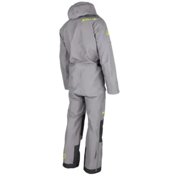 Комбинезон KLIM Ripsa Vapor One-Piece (Castlerock-Hi-Vis / Chili Pepper-Black / Asphalt - Black/ Monument - Black/ Rain Forest) ( серый-салатовый, красно-черный, черный асфальт, бетон, зеленый лес) — изображение 4