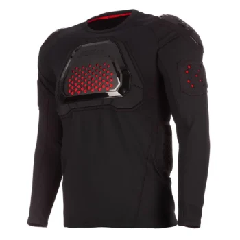 Защита мужская KlIM футболка Aggressor Armored 2.0 with Back Pad (черный,Black)