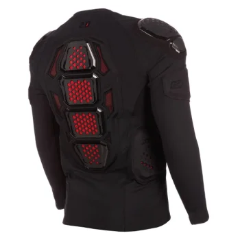 Защита мужская KlIM футболка Aggressor Armored 2.0 with Back Pad (черный,Black) — изображение 2