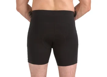 Мужские неопреновые шорты для езды на гидроцикле Sea-Doo Men's 6 ¾'' Protective Riding Shorts (черный) — изображение 2
