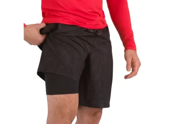 Мужские неопреновые шорты для езды на гидроцикле Sea-Doo Men's 6 ¾'' Protective Riding Shorts (черный) — изображение 3