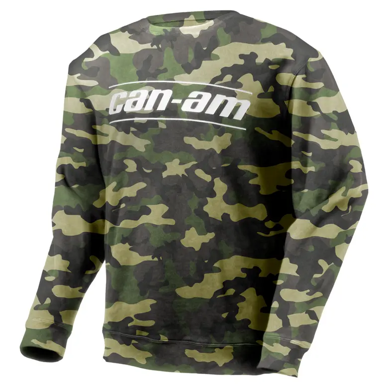 454877_37_ft_1 Свитер мужской Men's Can-Am Signature Crewneck Sweatshirt, хаки — изображение 1