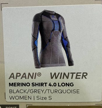 AP-WT06W19W- Футболка женская Termo APANI® 4.0 MERINO SHIRT ROUND NECK LG SL WMN (разные цвета) — изображение 3