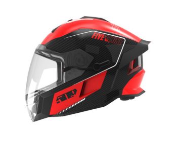 Шлем унисекс 509 Delta V Carbon с подогревом (Black Ops, Racing Red, Legacy) (черный матовый, красный, черный глянец) F01016200 — изображение 3