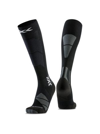 XS-WYPMW24U- Носки лыжные унисекс X-SOCKS® SKI PERFORM MERINO OTC (черно-серый, светло-серый)