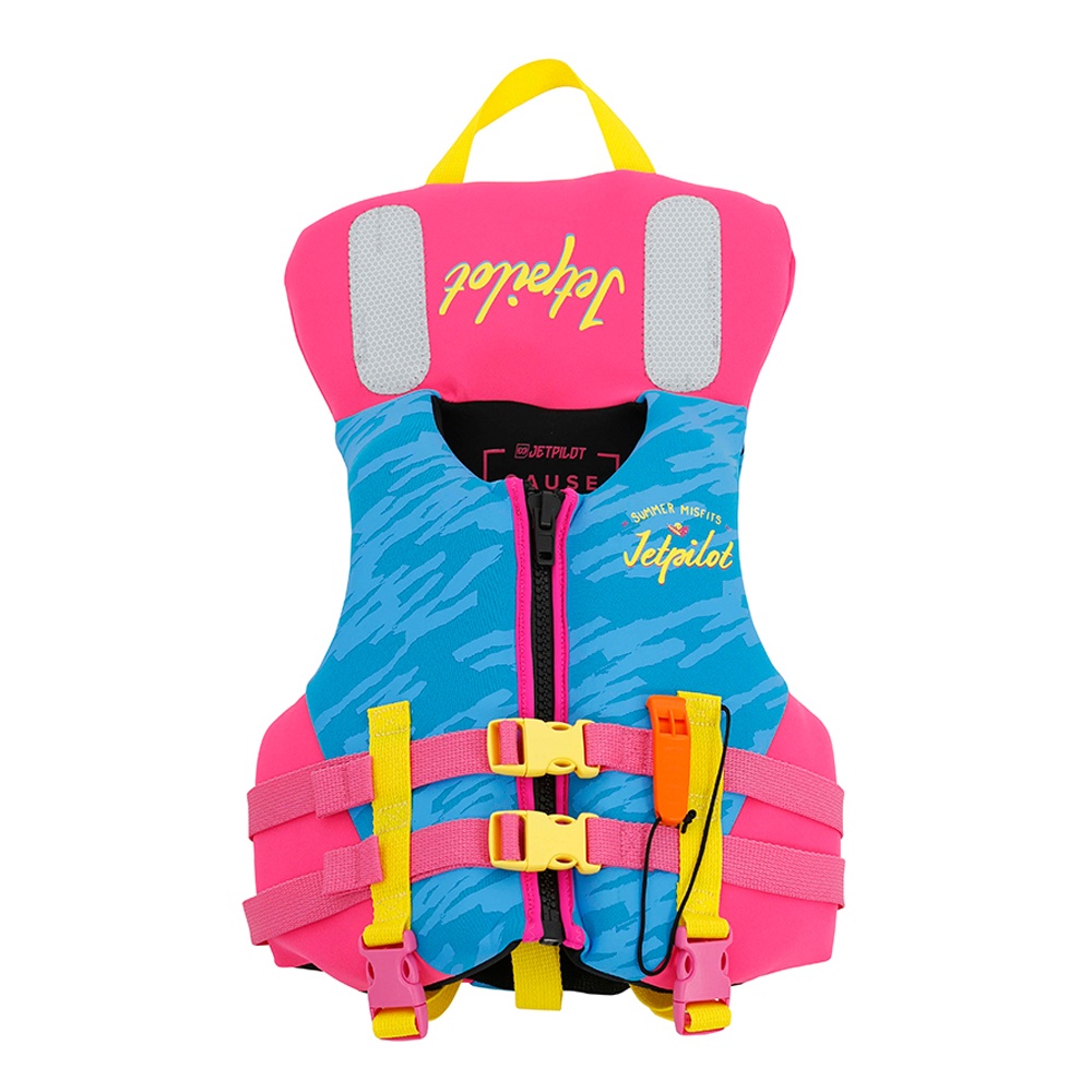 6161 Жилет поддерживающий детский JetPilot Cause ISO 100N Neo (blue/pink, 127 cm) (розово-голубой) — изображение 1