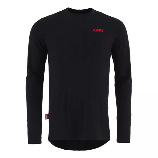 659 Футболка с длинным рукавом унисекс Термобелье Lynx x Svala Cordura Merino Base Layer Top (черный) — изображение 1