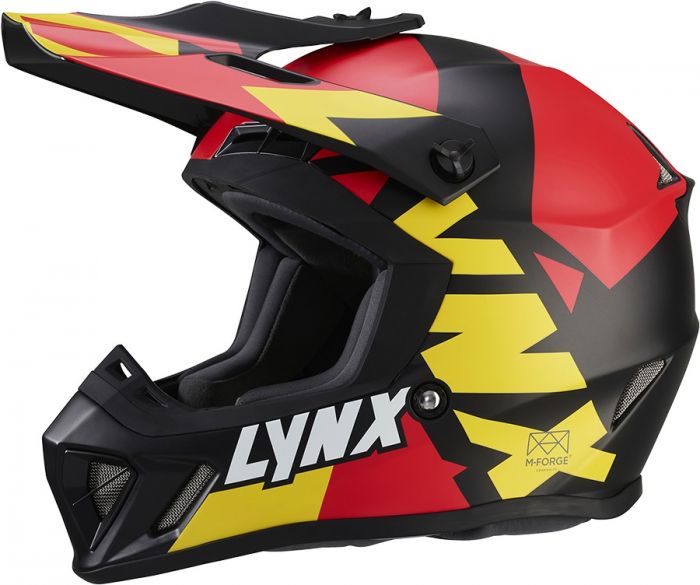 664056_94_ft Шлем кроссовый унисекс Lynx Radien 2.0 Race Edition (DOT/ECE) 664056 Черный с графикой (94) — изображение 1