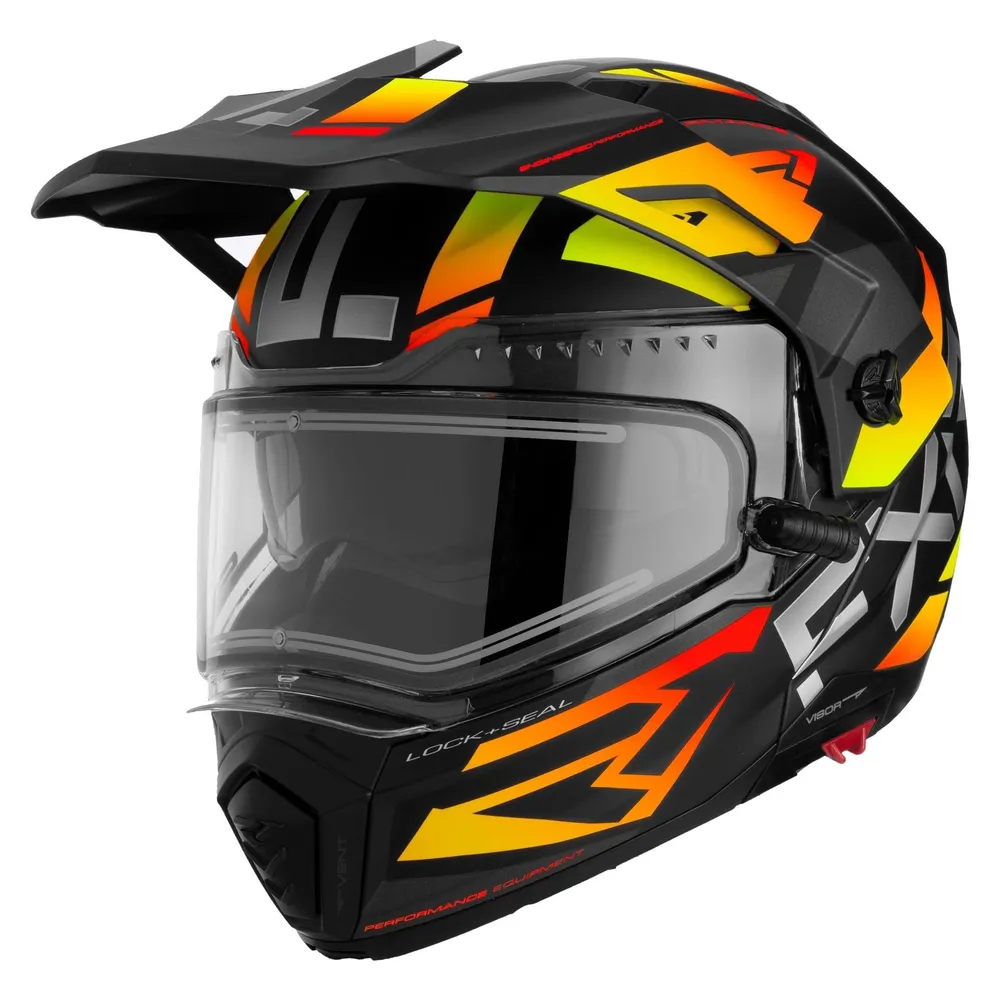 6859843232 Шлем унисекс FXR Maverick X с подогревом (цвет Ignition-разноцветный) — изображение 1