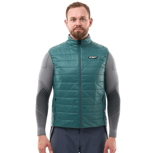 6pctp532nttcsds9nvhcgqrz4odxtfi7 Жилет утеплённый унисекс DF VEST 100 2025: Steel Green, Deep Cobalt, Grey (серебристо-зеленый, -фиолетовый, -серый) — изображение 1