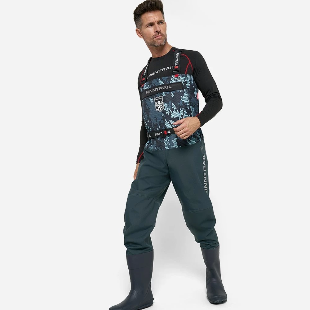 7w0c3qi9evphutul0w270s5fme0wk2et Вейдерсы мужские с вшитыми сапогами Finntrail Enduro BF 5280 CamoGrey_N (5280CamoGrey_N) — изображение 1