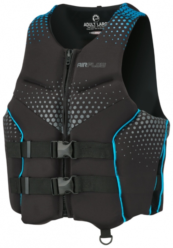 82803581681694 Жилет унисекс AIRFLOW PFD (EU) UNISEX, черно-синий — изображение 1