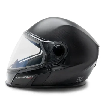 Шлем защитный унисекс Oxygen CARBON Helmet (DOT) (черный) — изображение 2