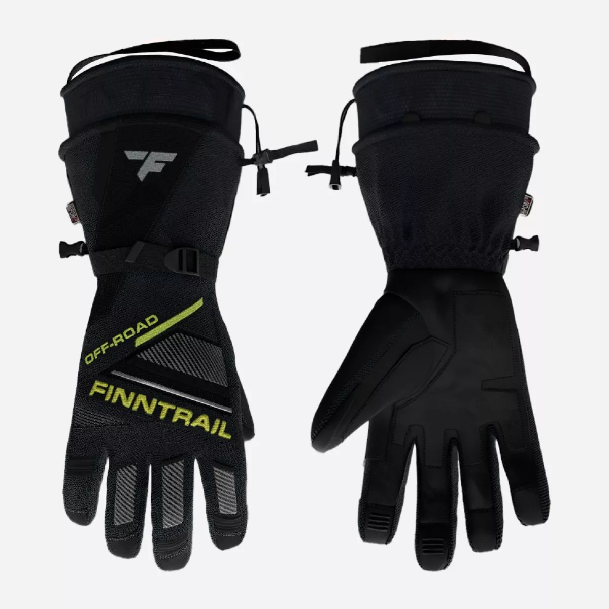 c4s7fhivkvsv3pua0d7ozrb0zsqq56m0 Перчатки унисекс Wintersport 2704 YellowGraphite (желтыйграфитовый) Finntrail — изображение 1