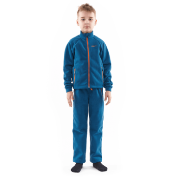 Детский флисовый костюм бренд DF,  Blue Orange, Purple Black (голубойоранжевый, темно фиолетовый) (116-122, 128-134 рост)