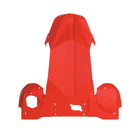 full-body-skid-plate-red КРАСНАЯ ПОЛНОРАЗМЕРНАЯ ЗАЩИТНАЯ ПЛАСТИНА ДЛЯ МОДЕЛЕЙ REV GEN4 (УЗКАЯ ПЛАТФОРМА) — изображение 1