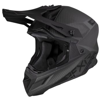 Шлем FXR Helium Carbon (Black или Hi Vis/Charcoal) черный, салатово-серый, арт.220600- — изображение 2