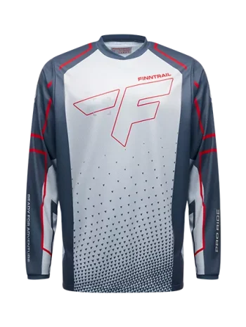 Джерси мужское Graviton 1227 Grey/Black Finntrail (серый и черный цвета)