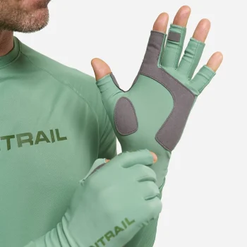 Перчатки мужские Finntrail Wave 2850 Khaki (хаки) — изображение 2