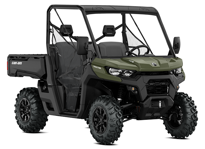 my21-can-am-traxter-base-hd8-squadrongreen-34front-tr-1 Traxter BASE HD8 — изображение 1