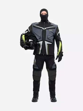 Куртка мужская Enduro 1308 GraphiteYellow (серо-желтый) и GraphiteRed (серо-красный) Finntrail — изображение 2