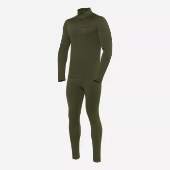 Термобельё мужское Thermo Zip 6306 Khaki, Black (хаки, черный) Finntrail