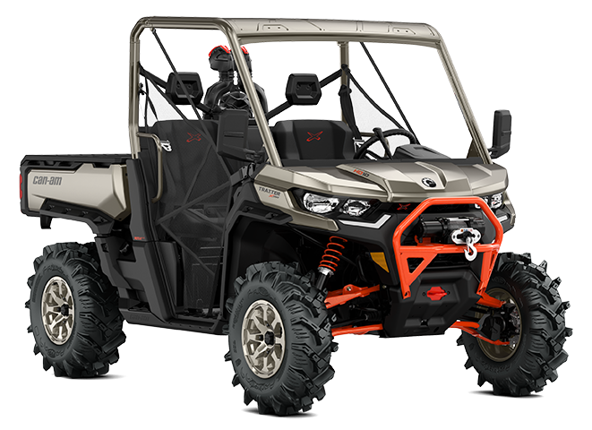 orv-ssv-my22-can-am-traxter-xmr-hd10-liquid-titanium-magma-red-sku0008yng00-34fr-ce Traxter X MR HD10 — изображение 1